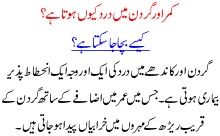 Neck And Back Pain Reasons