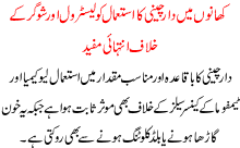 Khano Ma Daar Cheeni Ka Istmaal