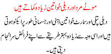 Motay Mard R Dubli Khawateen Zyada Kamatay Hain