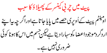 Pait Ma Charbi Cancer K Phelao Ka Sabab