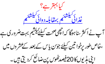 Kya Behtar Hai Ghazaye Calshiam Ya Dwaie Calshiem