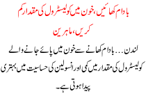 Almonds Are A Good Source Of Control The Cholesterol