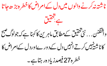 Nashta Na Krne Walo Me Dil K Amraz Ka Khatra Barh Jata Hai