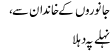 Urdu Joke Online : Jaanwaroon Kay Khandaan Say,nehlay Pay Dehla