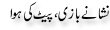 Urdu Joke Online : Nishanay Bazi Pait Ki Hawa