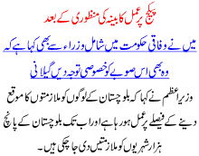 Pakge Pr Amal Kabeena Ki Manzoori K Baad