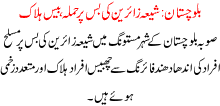 Balochistan Shia Zaireen Ki Bus Pr Hamla