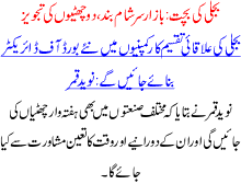 Bijli Ka Bachat Bazar Sar E Sham Bnd