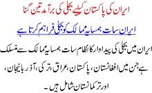 Iran Ki Pakistan K Liay Bijli Ki Baramad 3 Guna