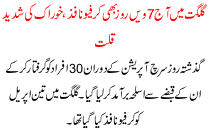 Curfew Is Still Imposed In Gilgit On 7th Day