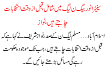 Senator Anwer Baig Joined Pakistan Muslim League N