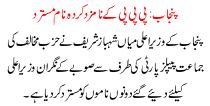 Ppp K Namzad Karda Nam Mustarid Punjab