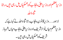 Prime Minister And Chief Minister Punjab Is Getting Threat Rana Sanaullah