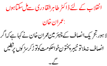 I Can Meet Tahir Ul Qadri For Revolution  Imran Khan