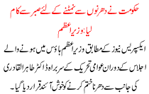 Govt Has Patient  To Deal With Picketing Nawaz Sharief