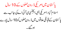 America Drone Attack In Pakistan Of 10 Years