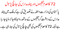72 Banned Organizations And Examine Some Madrassas