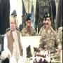 Prime Minister Nawaz Sharif visit to Karachi with army cheaf