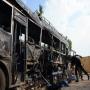 Karachi police bus attack two killed