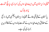 Jet Planes Bombing In North Waziristan 5 Militants Killed