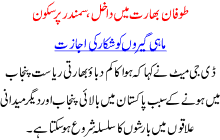 Phet Cyclone Enters Into India Leaving Pakistan Sea In Peace