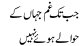 Jab Tak Gham Jahaan Kay Hawalay Howay Nahi