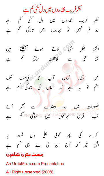 Urdu Poem of 100 Sad Poems