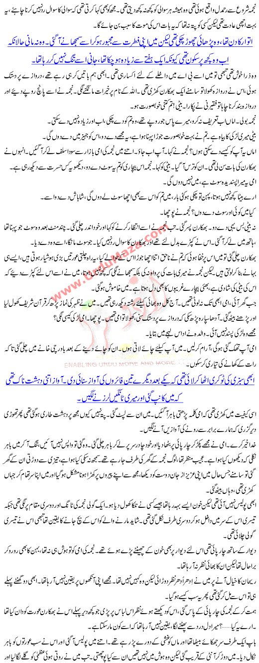 Urdu Kahani Jis Baat Se Darti Thi