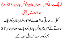 Traffic Hadsa Case Salman Khan Ko Notice Jari